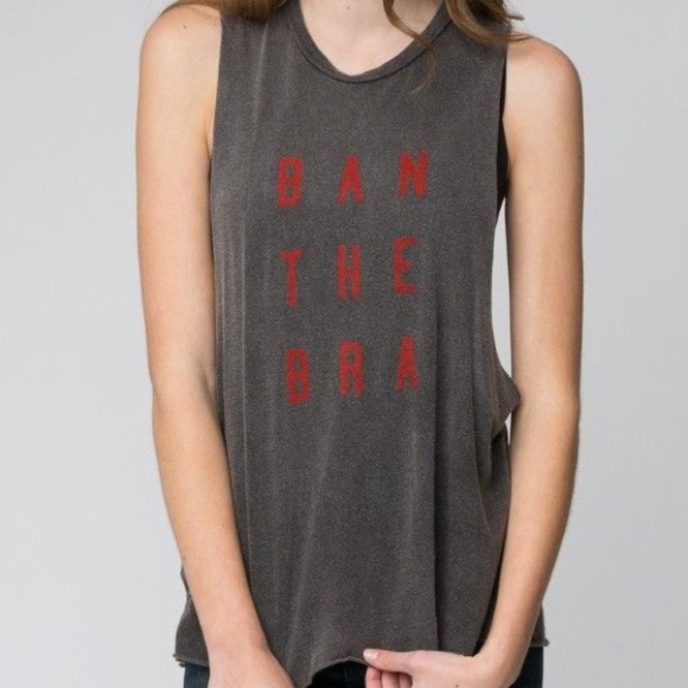 Brandy Melville • BAN THE BRA Muscle Tank